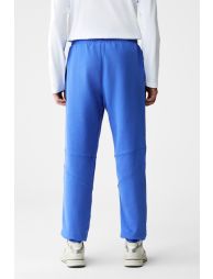 GRIMELANGE LINCOLN Men Regular Fit Color Block Embroidered Non-Fleece Navy Blue Sweatpants - 4