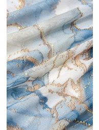 Floral Print Asymmetrical Ruched Skirt - 5
