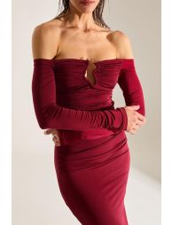 Mathilda Off Shoulder Midi Dress - 4