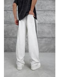 NOMARC Striped Wide-Leg Drawstring Joggers - 2