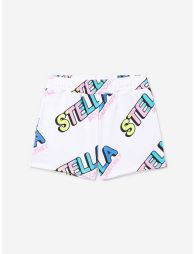 Girls Logo Shorts in White