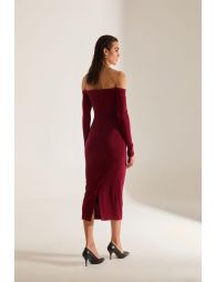 Mathilda Off Shoulder Midi Dress - 1
