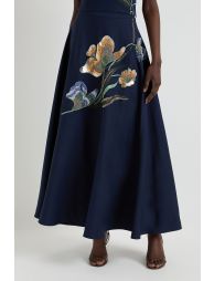 Floral Sequin Embroidery Detail Co-ord Skirt - 1