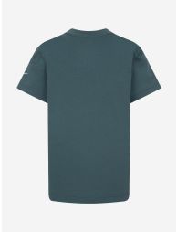 Boys Futura Metallic T-Shirt in Green - 1