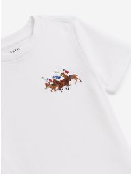 Ralph Lauren Boys Polo Player T-Shirt in White - 2