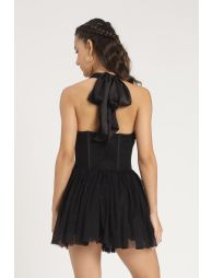 Therma Mini Dress in Black - 5