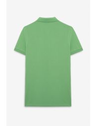 GRIMELANGE FLEXORE Men 100% Cotton Short Sleeve Regular Fit Green Polo Collar T-shirt - 2
