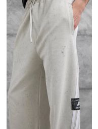 NOMARC Striped Wide-Leg Drawstring Joggers - 3