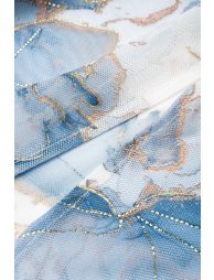 Floral Print Asymmetrical Ruched Skirt - 4