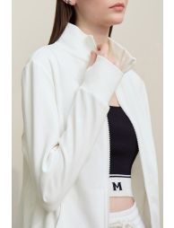 Rib Spliced Zipper Jacket - 3