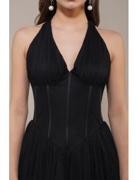 Therma Mini Dress in Black - 8