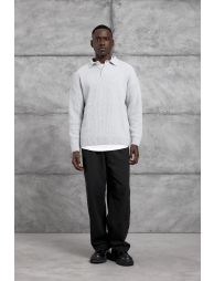 NOMARC Regular Fit Plain Crew Neck Sweater
