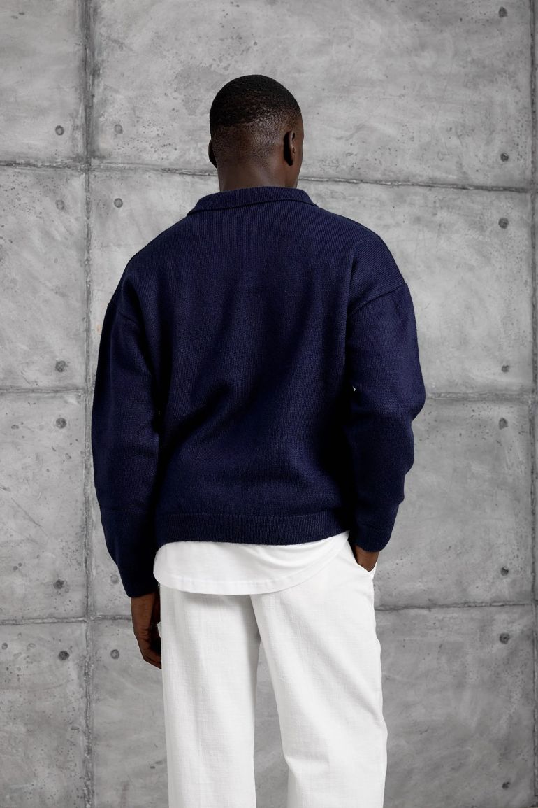 NOMARC Regular Fit Plain Knit Sweater - 5