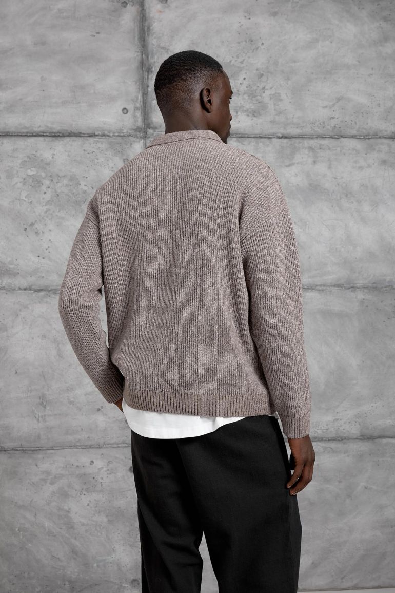 NOMARC Regular Fit Plain Crew Neck Sweater - 3