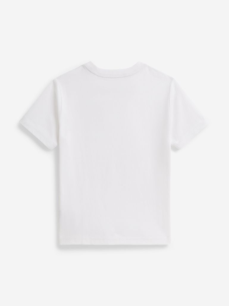 Ralph Lauren Boys Polo Player T-Shirt in White - 1