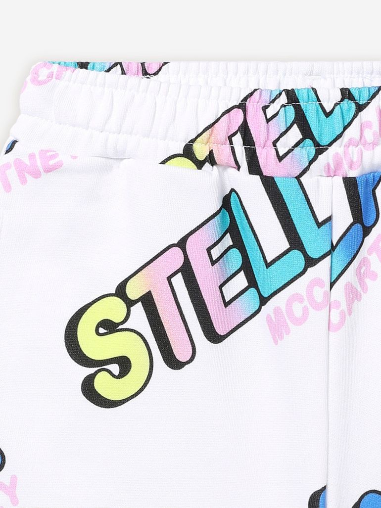 Girls Logo Shorts in White - 2