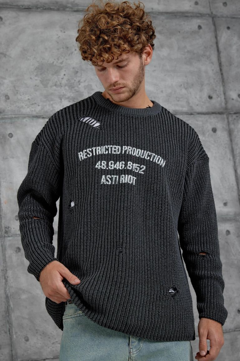 NOMARC Regular Fit Knit Sweater - 4