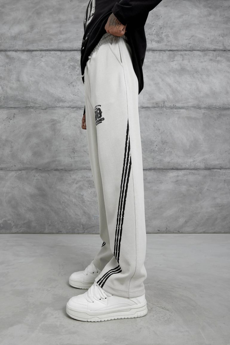 NOMARC Striped Relaxed Straight-Leg Joggers - 1