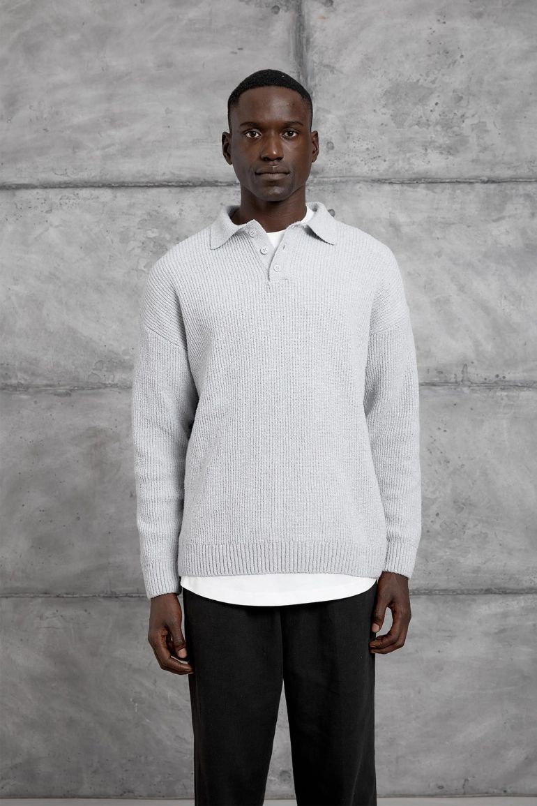 NOMARC Regular Fit Plain Crew Neck Sweater - 1