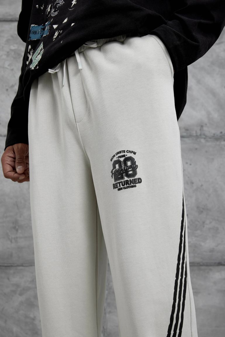 NOMARC Striped Relaxed Straight-Leg Joggers - 2