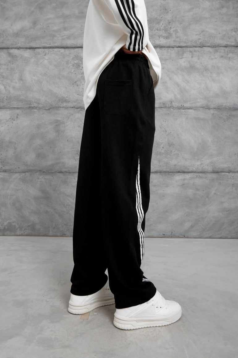 NOMARC Striped Relaxed Straight-Leg Joggers - 3