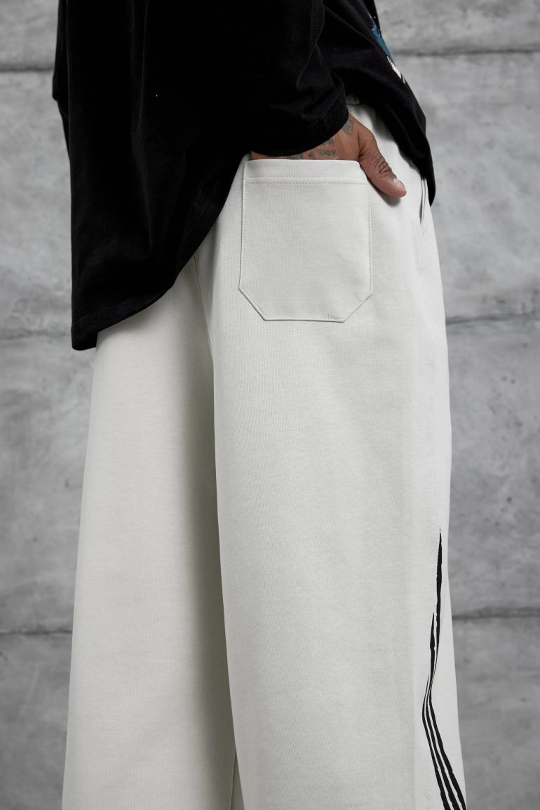 NOMARC Striped Relaxed Straight-Leg Joggers - 4