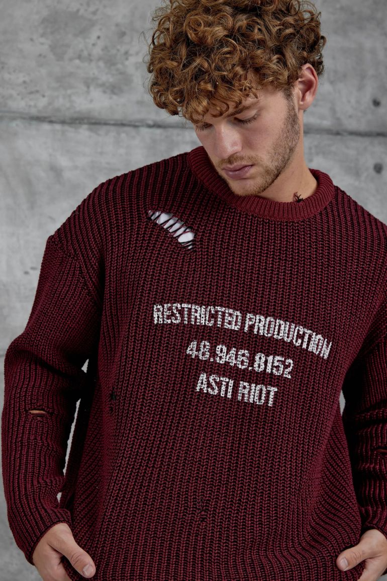 NOMARC Regular Fit Knit Sweater - 3