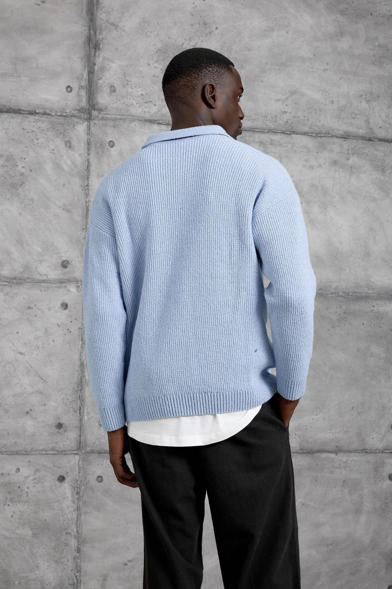 NOMARC Regular Fit Plain Crew Neck Sweater - 3