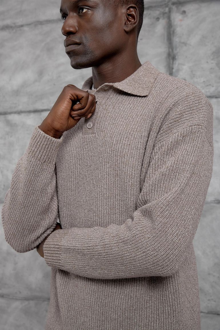 NOMARC Regular Fit Plain Crew Neck Sweater - 2