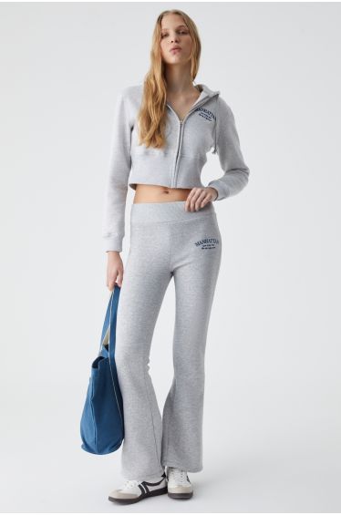 GRIMELANGE IRESSEN Women's Embroidered Pattern Regular Fit Grimelange Sweatpants