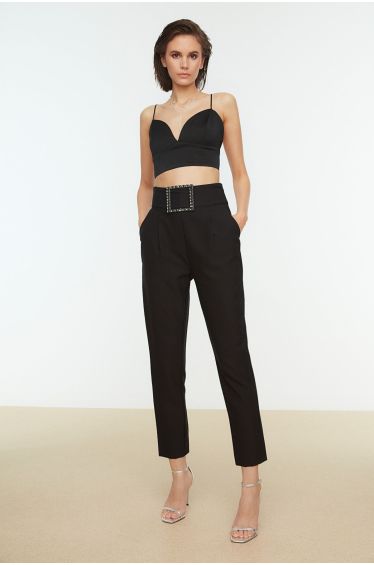 Pants - Black - Straight